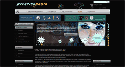 Desktop Screenshot of piercingmania.cz